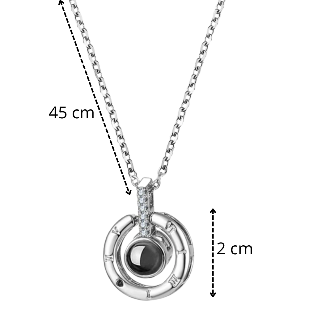 Collier Je t'aime en 100 langues