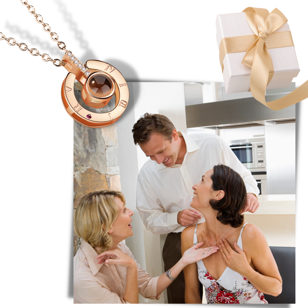 Collier Je t'aime en 100 langues