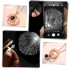 Collier Je t'aime en 100 langues