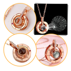 Collier Je t'aime en 100 langues