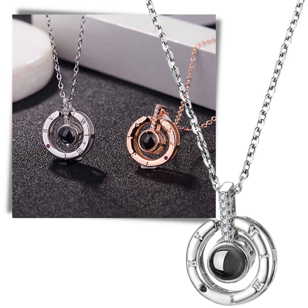 Collier Je t'aime en 100 langues