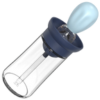 Bouteille d'huile en verre avec pinceau