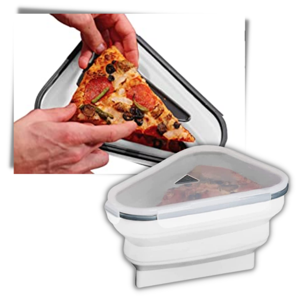 Boite extensible de conservation de pizza