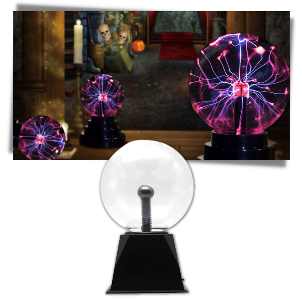 Lampe boule plasma magique