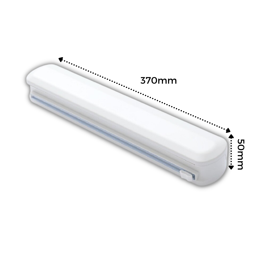 Distributeur et coupeur de film alimentaire en plastique