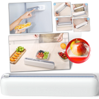 Distributeur et coupeur de film alimentaire en plastique