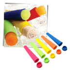 Pack de 5 moules en silicone pour sucettes glacées