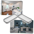 Support de rangement mural pour salle de bains