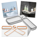 Support de rangement mural pour salle de bains