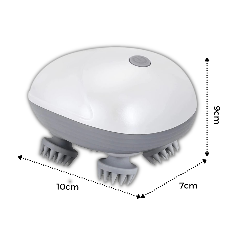 Masseur vibrant pour le cuir chevelu