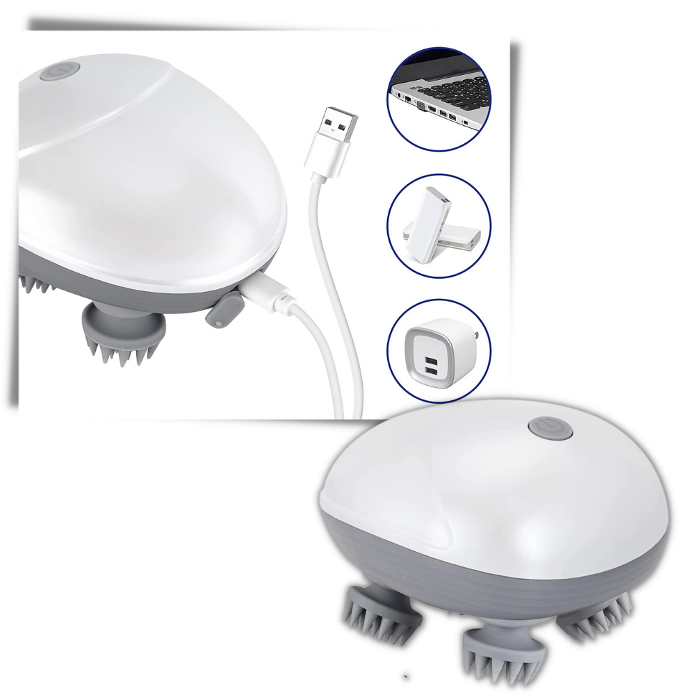 Masseur vibrant pour le cuir chevelu