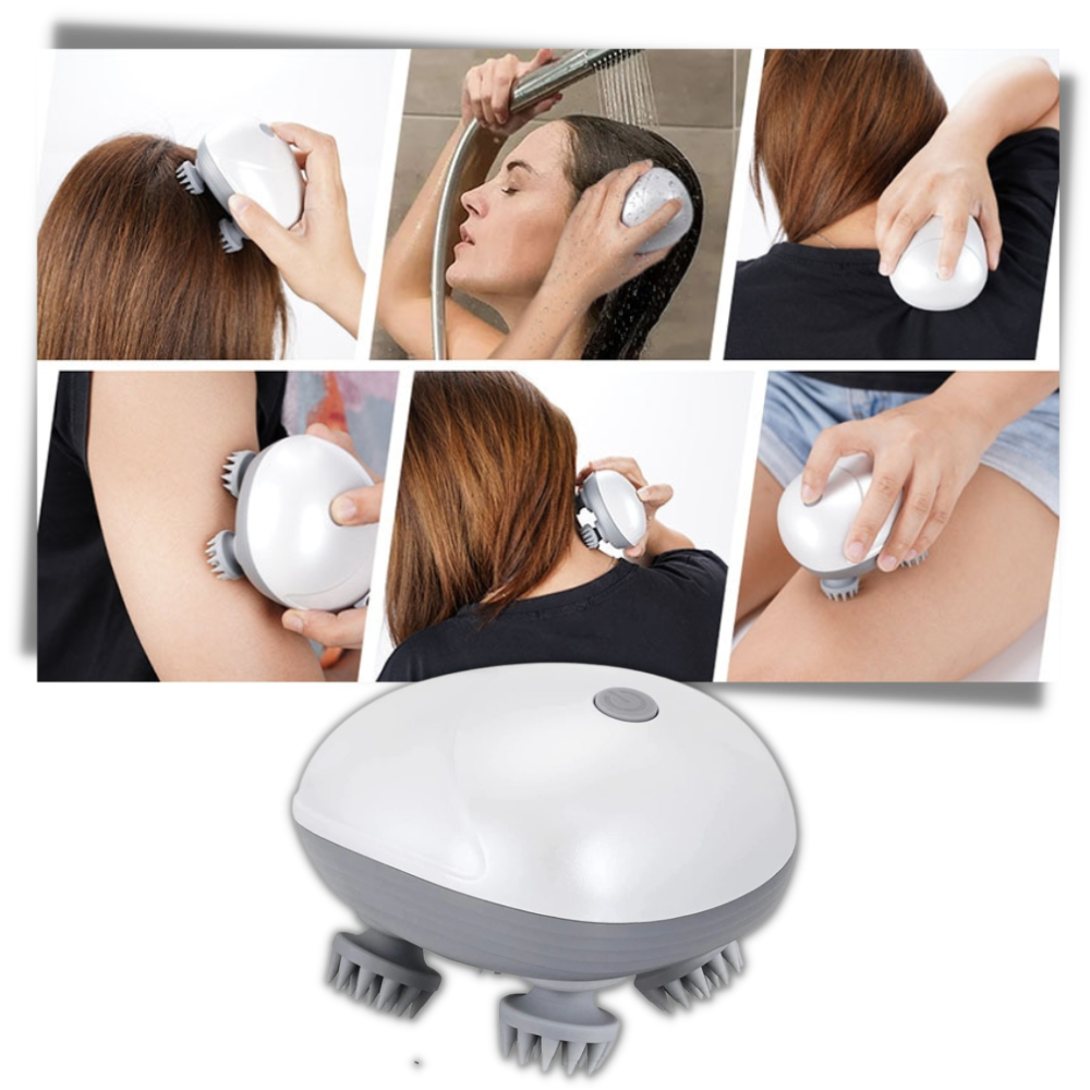 Masseur vibrant pour le cuir chevelu