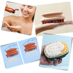 Brosse de massage du cuir chevelu