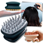 Brosse de massage du cuir chevelu