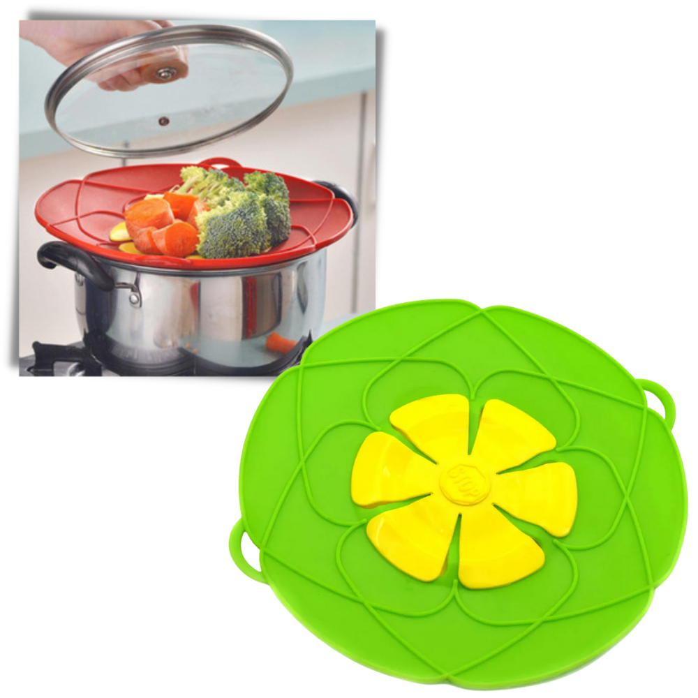 Couverture en silicone pour casseroles et marmites