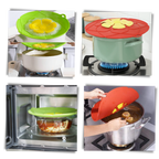 Couverture en silicone pour casseroles et marmites
