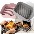 Poêle carré en silicone écologique