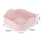 Poêle carré en silicone écologique