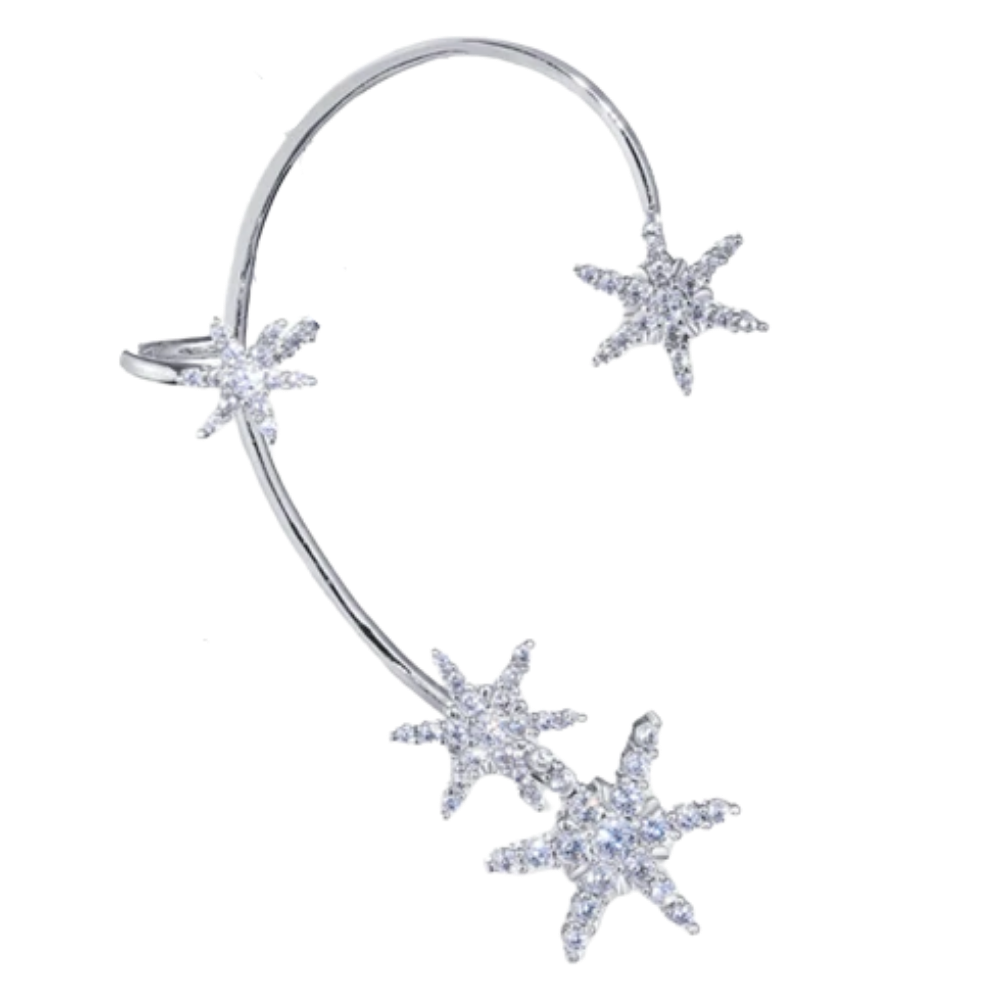 Paire de boucles d'oreilles à clip en zircone