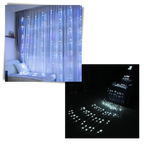 Lumières de Noël en cascade