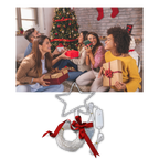 Lumières de Noël en cascade