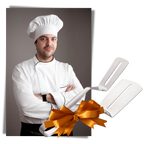 Spatule et pinces en acier inoxydable