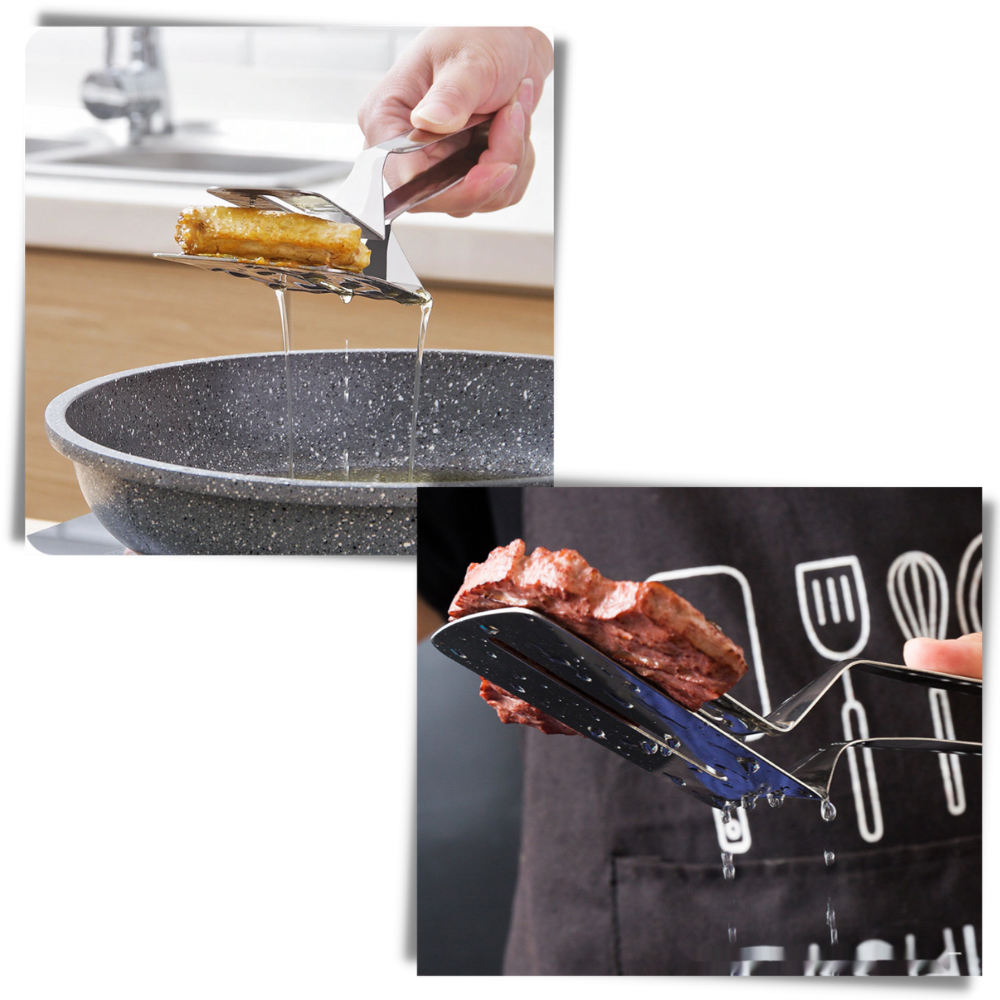 Spatule et pinces en acier inoxydable