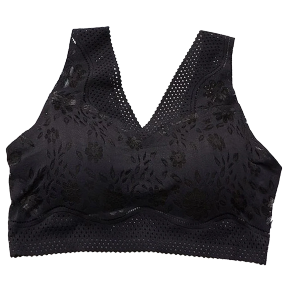 Soutien-gorge en dentelle respirant et sans couture