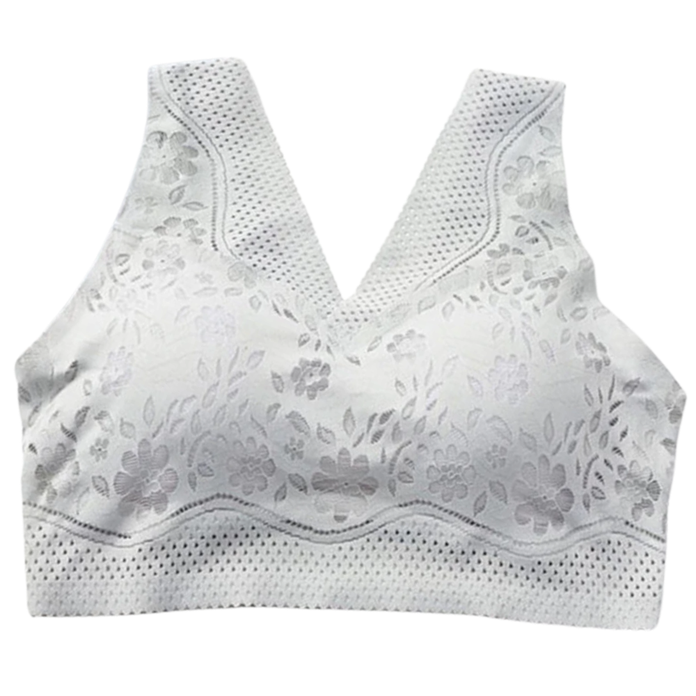 Soutien-gorge en dentelle respirant et sans couture