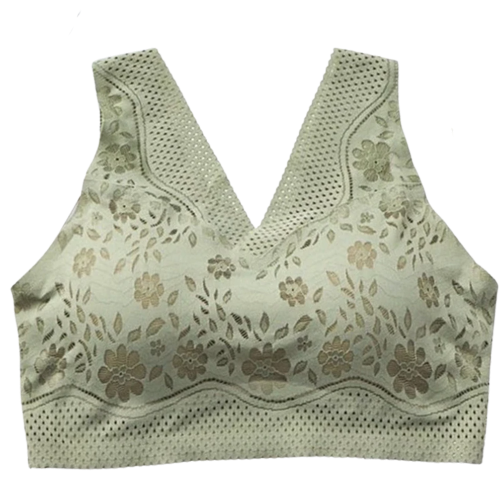 Soutien-gorge en dentelle respirant et sans couture