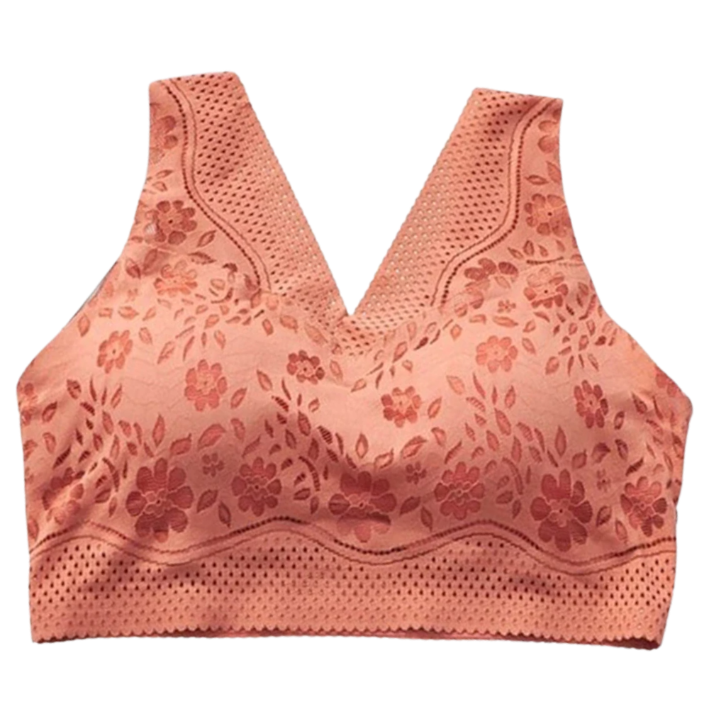 Soutien-gorge en dentelle respirant et sans couture