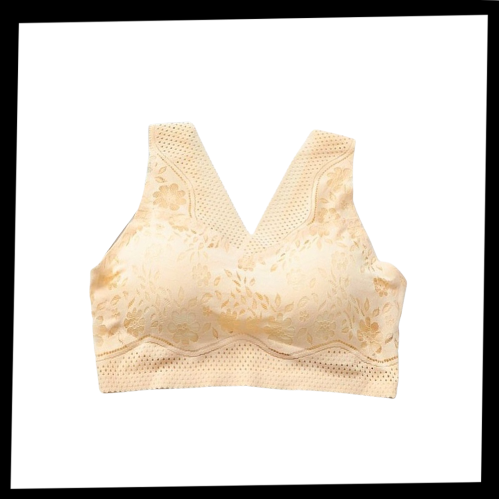 Soutien-gorge en dentelle respirant et sans couture