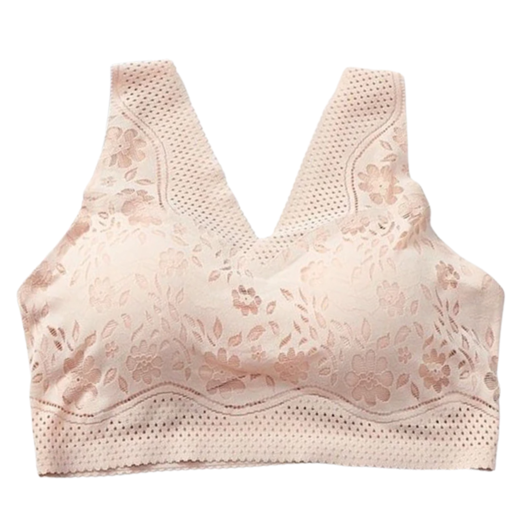 Soutien-gorge en dentelle respirant et sans couture