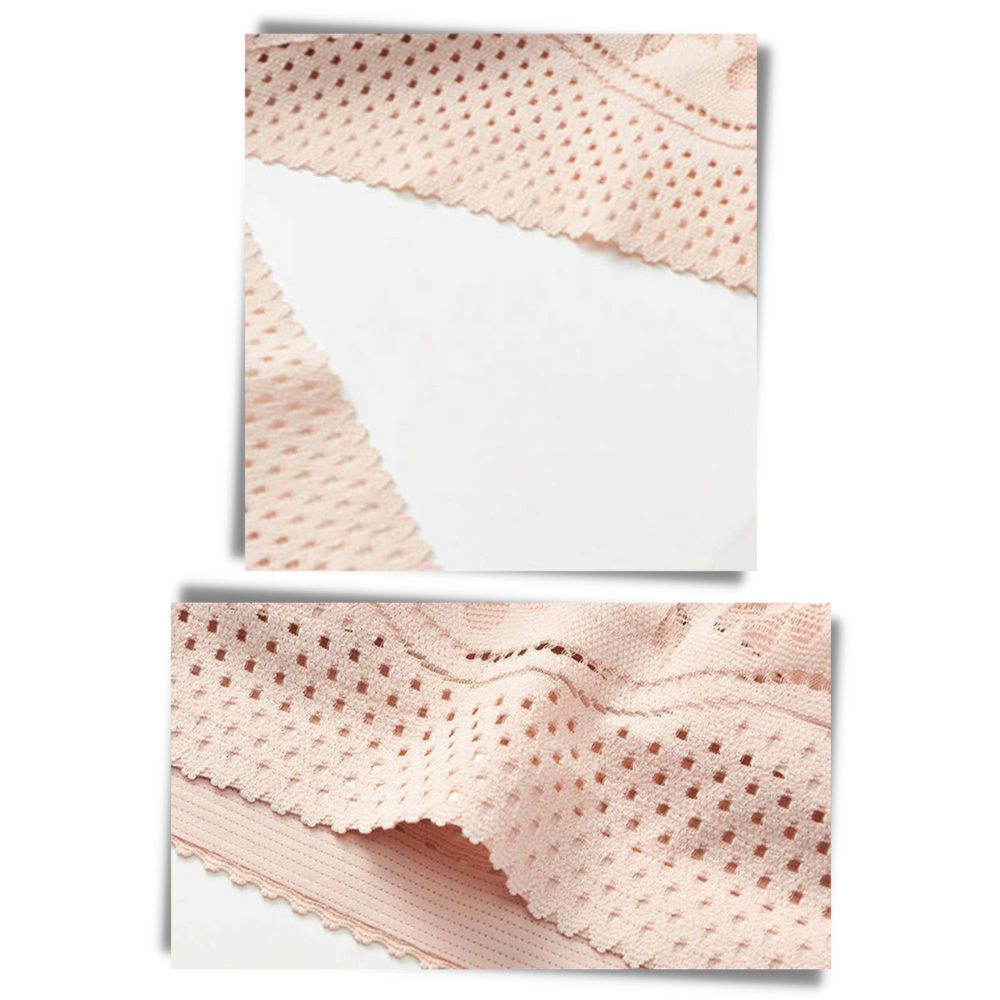 Soutien-gorge en dentelle respirant et sans couture