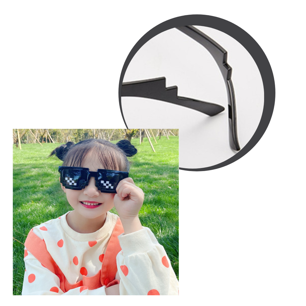 Lunettes de soleil pixel mode