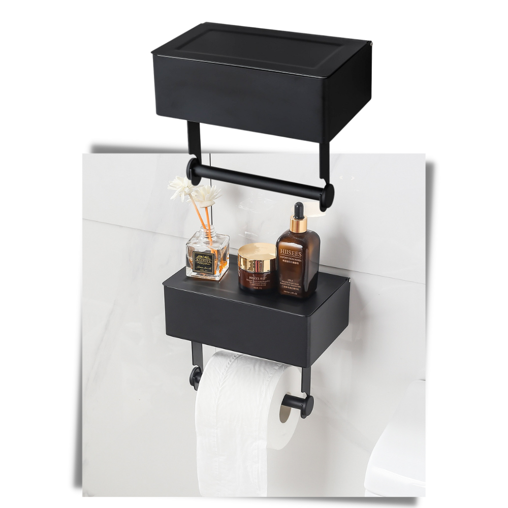 Porte-papier hygiénique et boîte à mouchoirs