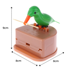 Boîte distributrice de cure-dents motif oiseau