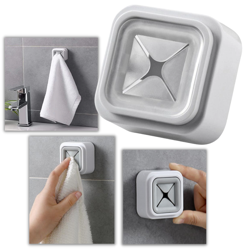 Ensemble de 3 porte-serviettes adhésifs