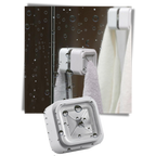 Ensemble de 3 porte-serviettes adhésifs