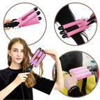 Fer à boucler en céramique à triple barillet