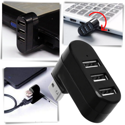 Adaptateur rotatif USB multiport