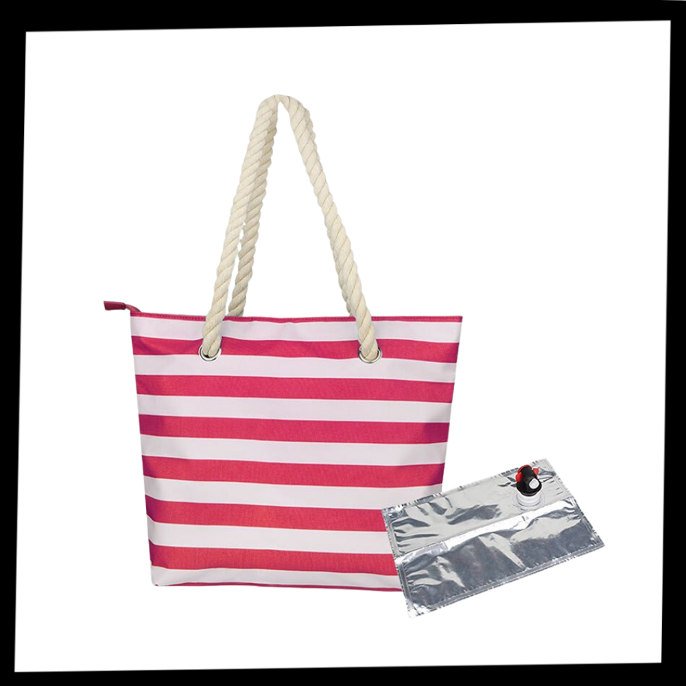 Sac à vin de plage