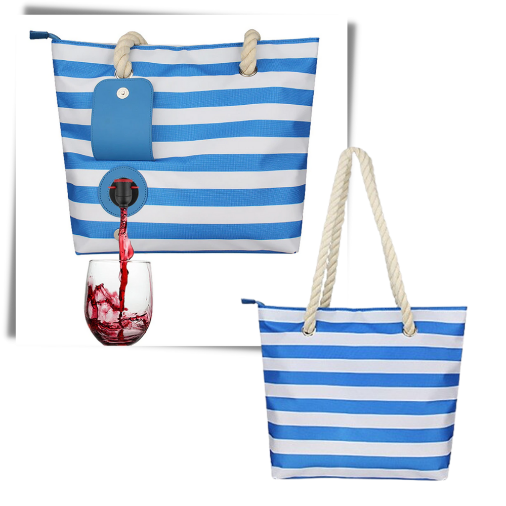 Sac à vin de plage