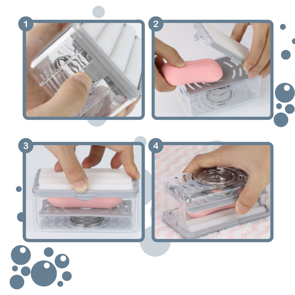 Distributeur de savon 2 en 1