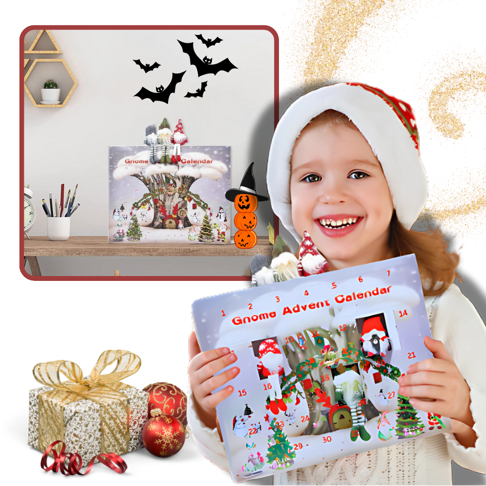 Calendrier de l'Avent Lutin avec compte à rebours de 31 jours