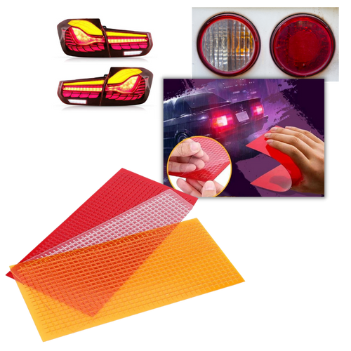 3 Pièces de film de réparation pour feux arrière