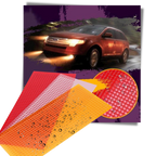 3 Pièces de film de réparation pour feux arrière