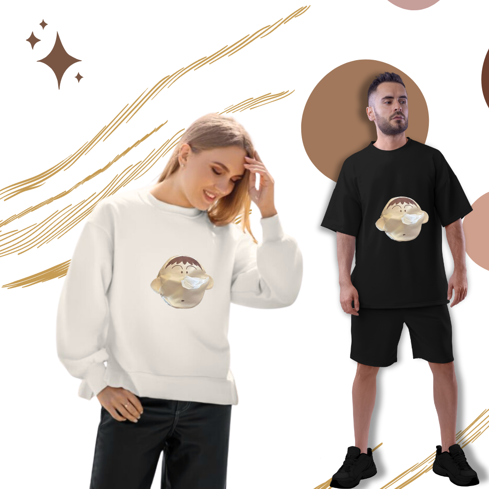 Chemise 3D Shin Chan avec poche intégrée