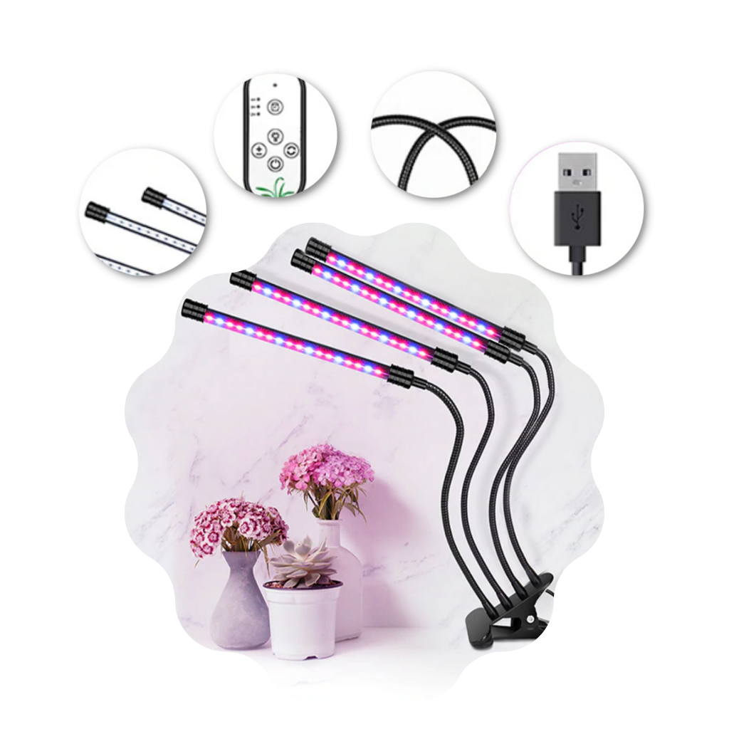 4 Lampes LED de croissance horticole