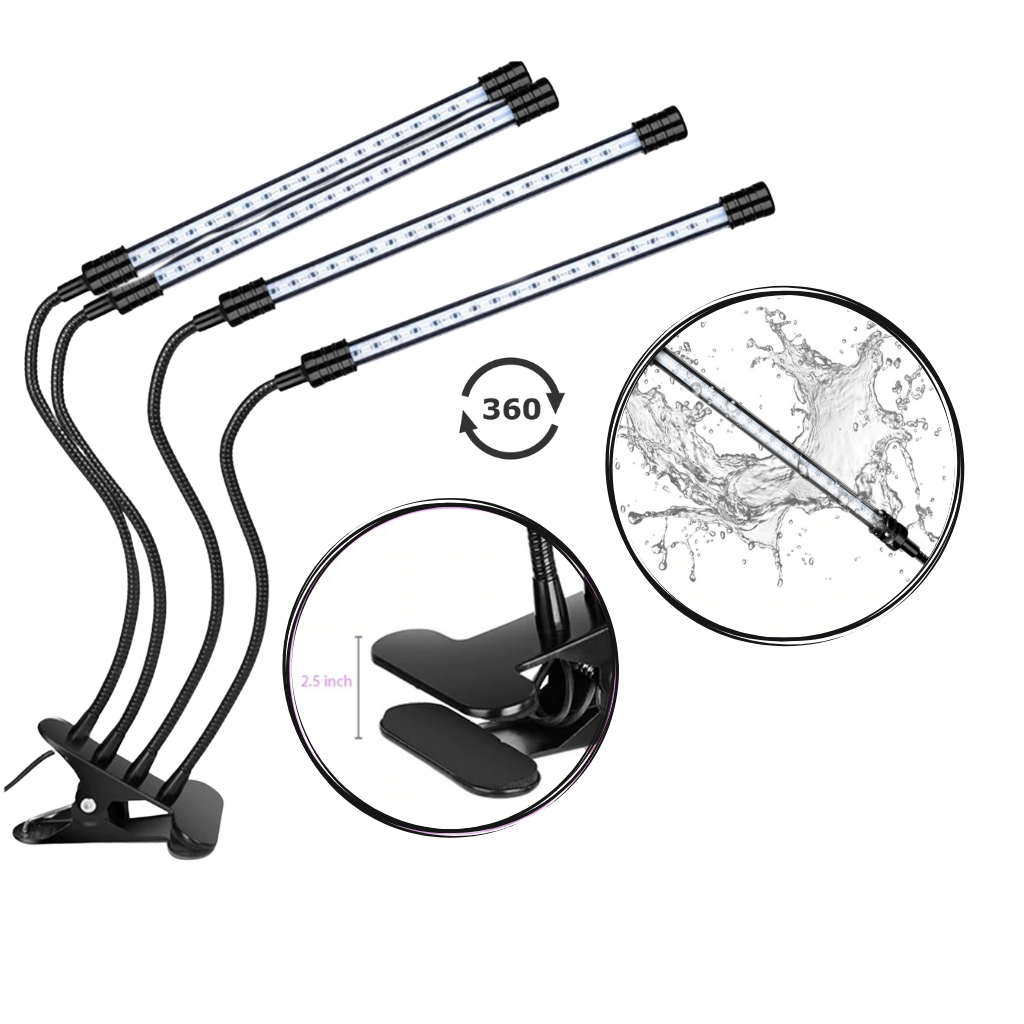 4 Lampes LED de croissance horticole